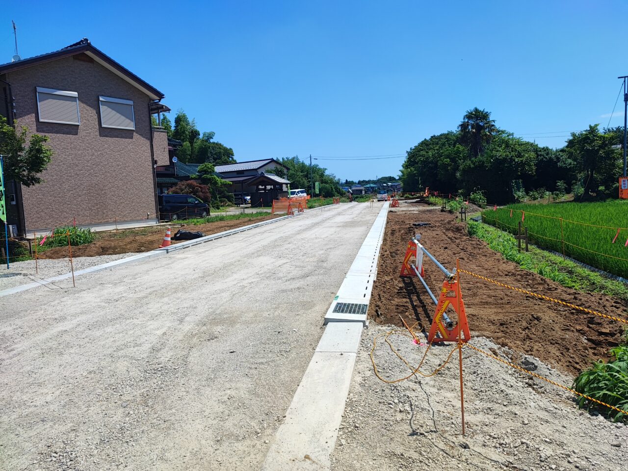 藤ノ木のバイパス工事