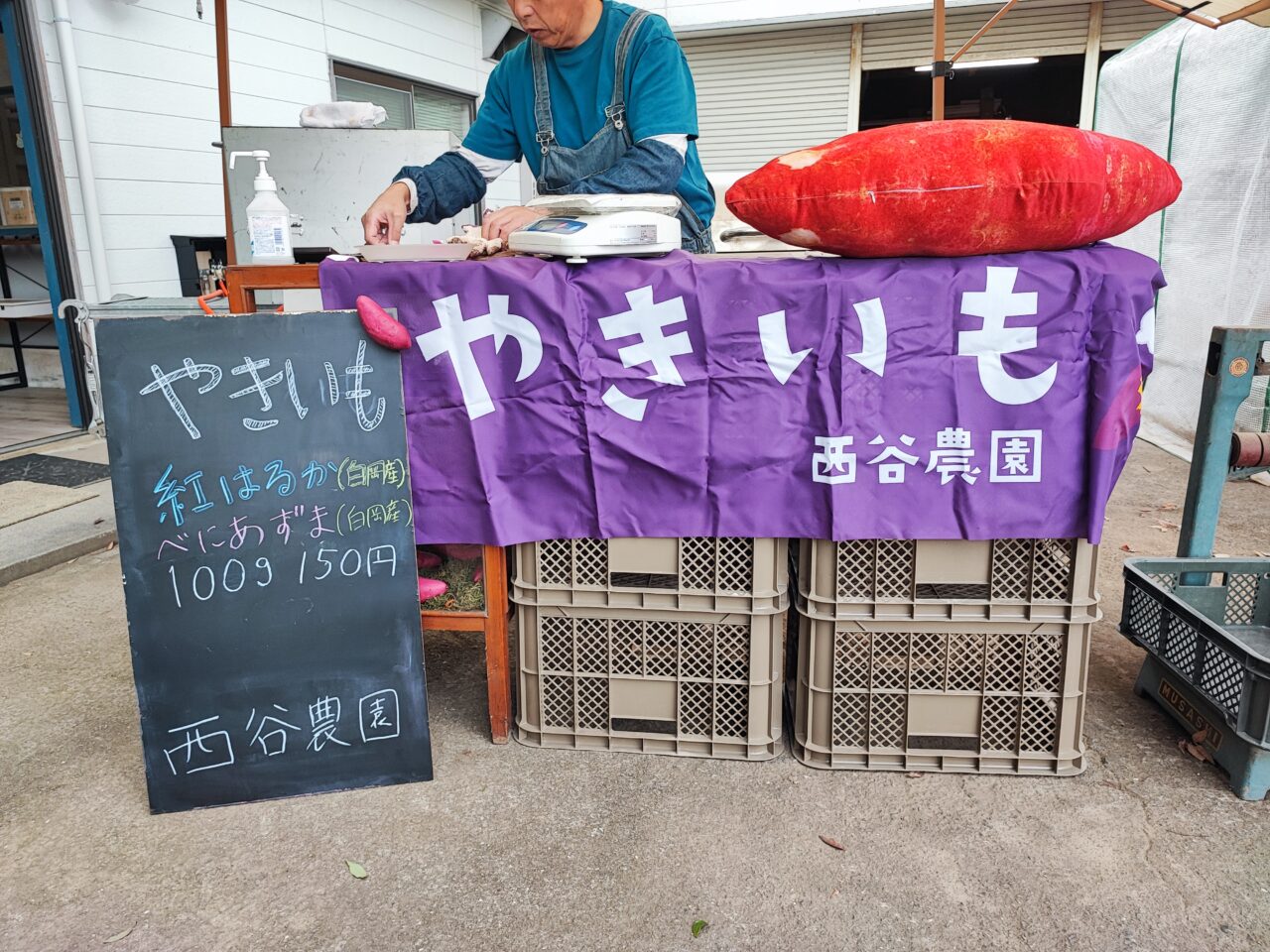 西谷農園「IMO BASEIMO BASE」の焼いも販売