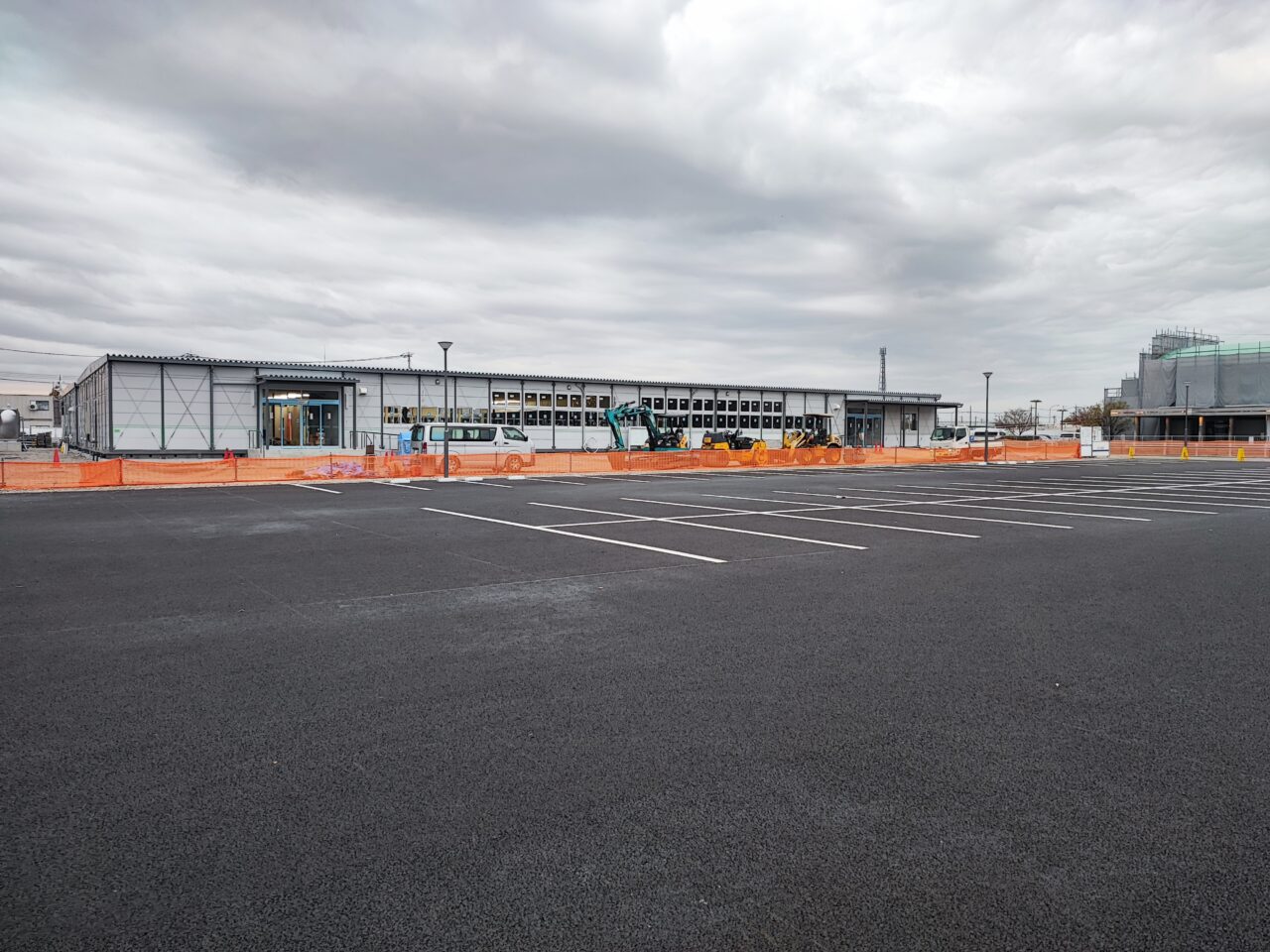 白岡市役所 仮設本庁舎のオープン