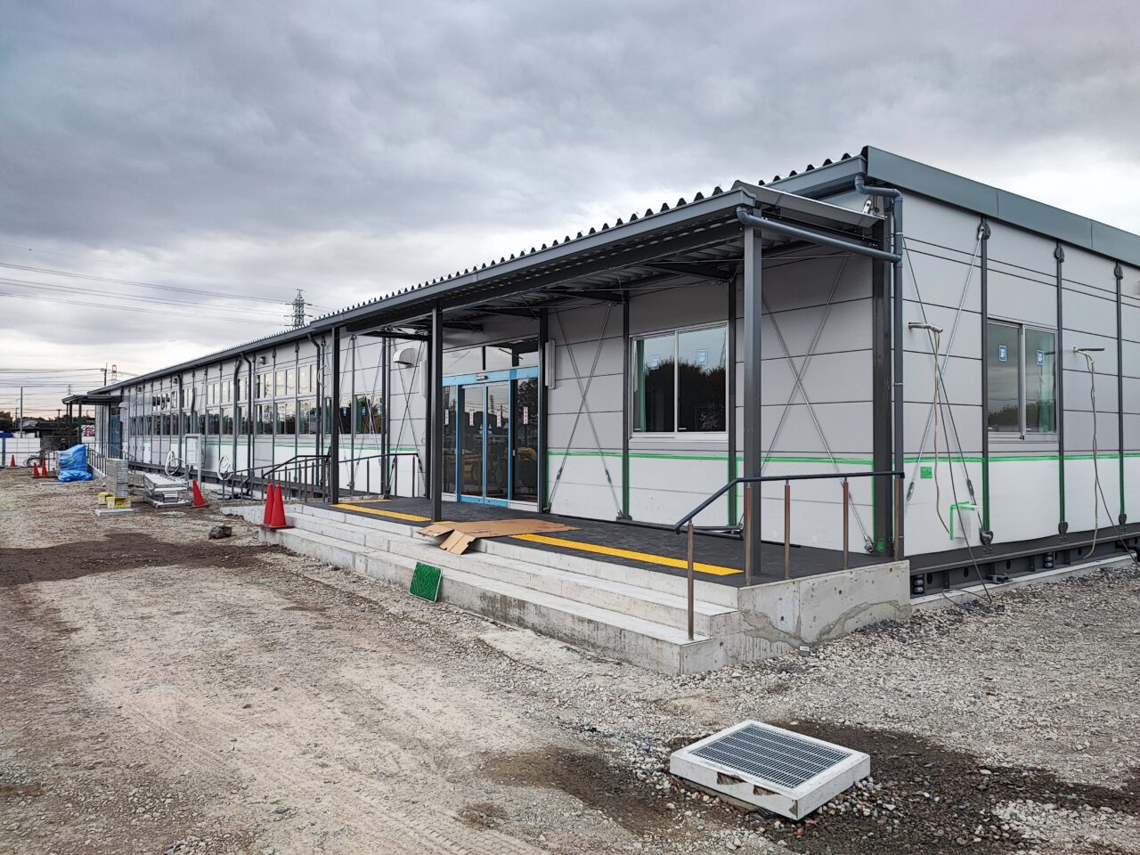 白岡市役所 仮設本庁舎のオープン