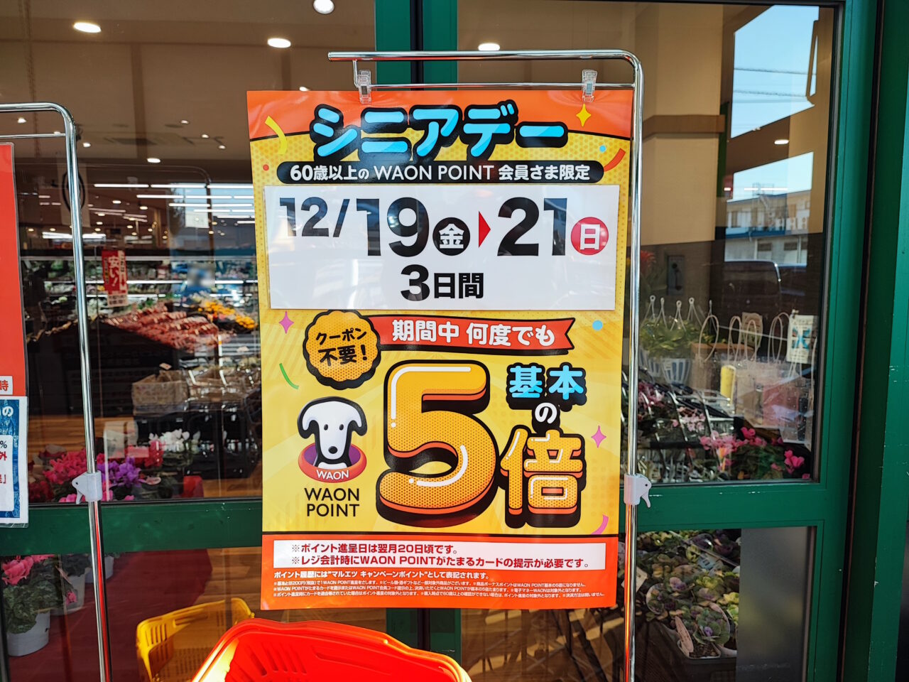 マルエツ 蓮田椿山店シニアデー