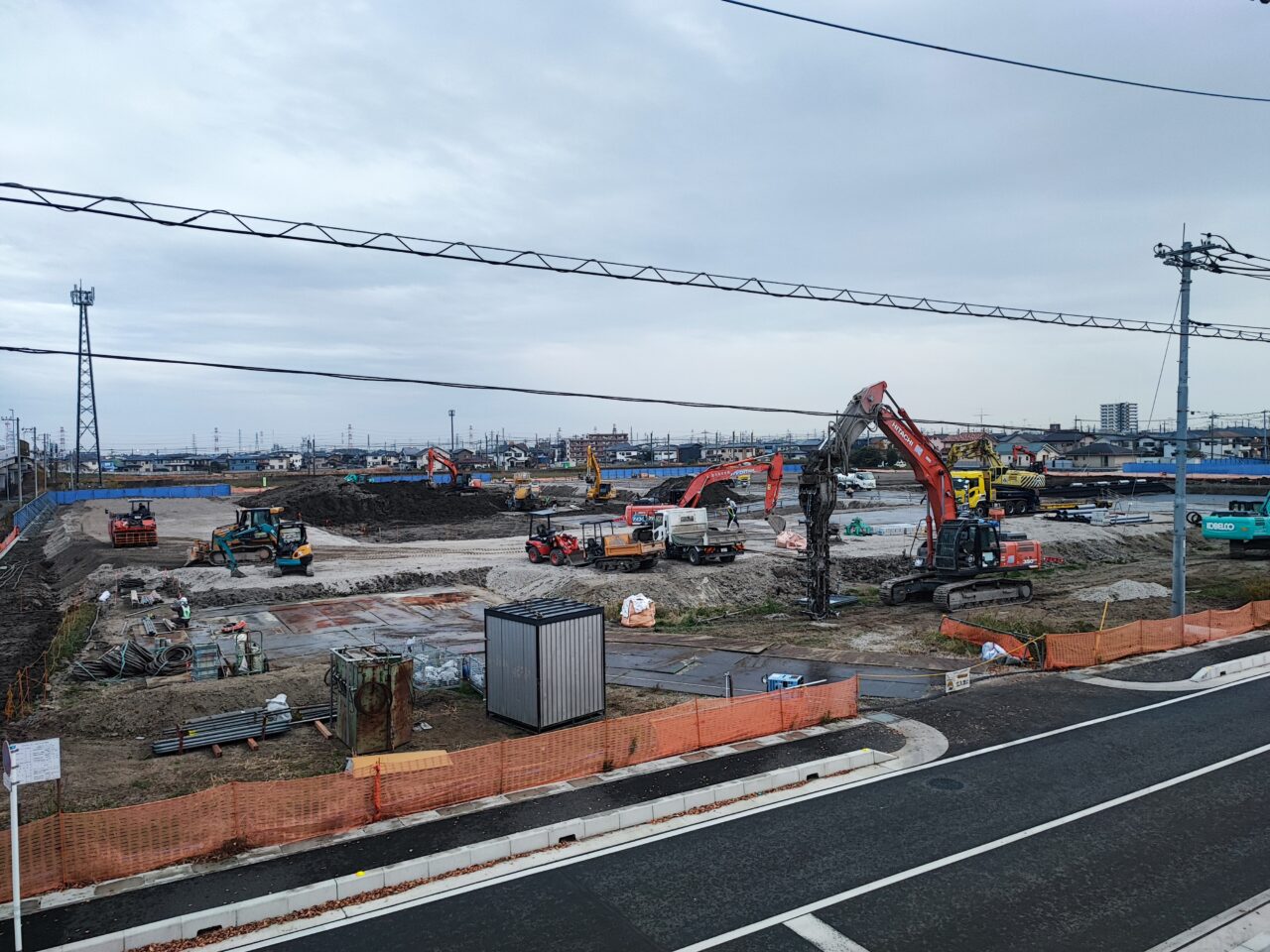  白岡中央病院 新病院の建設工事2025.11.27