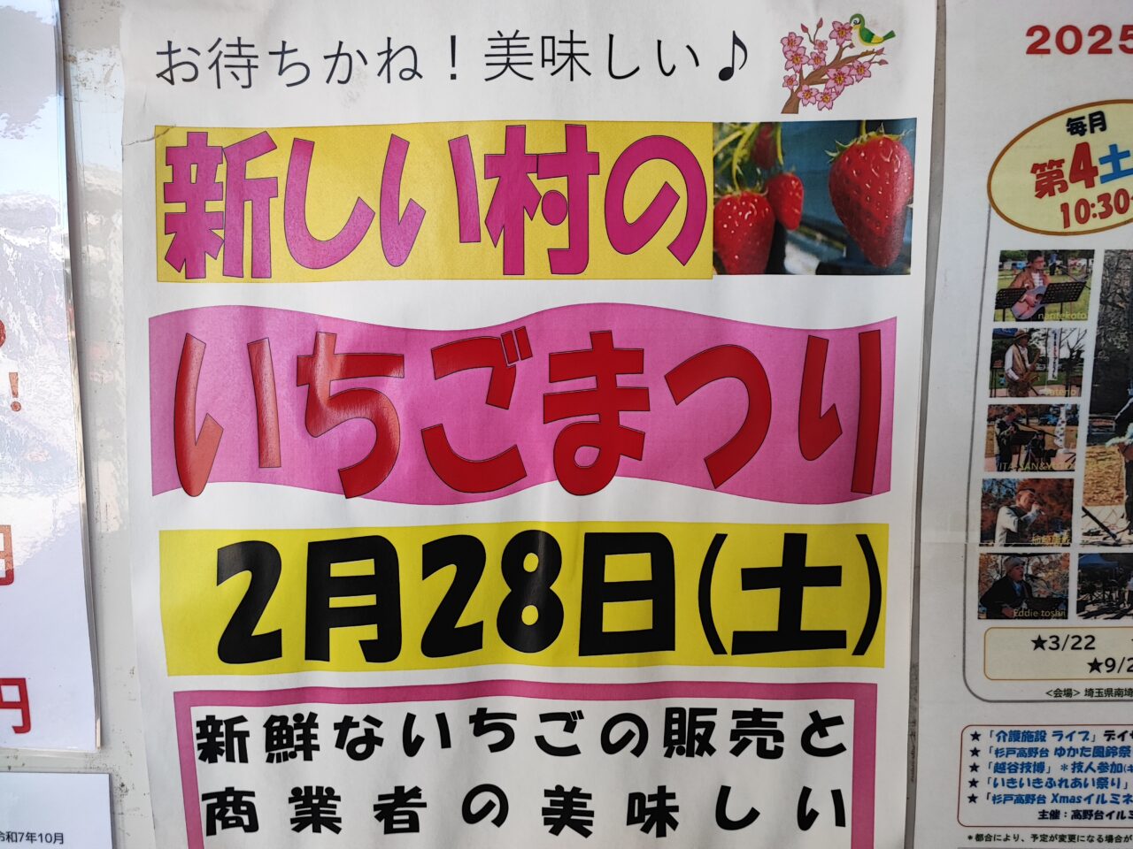 新しい村のいちごまつり