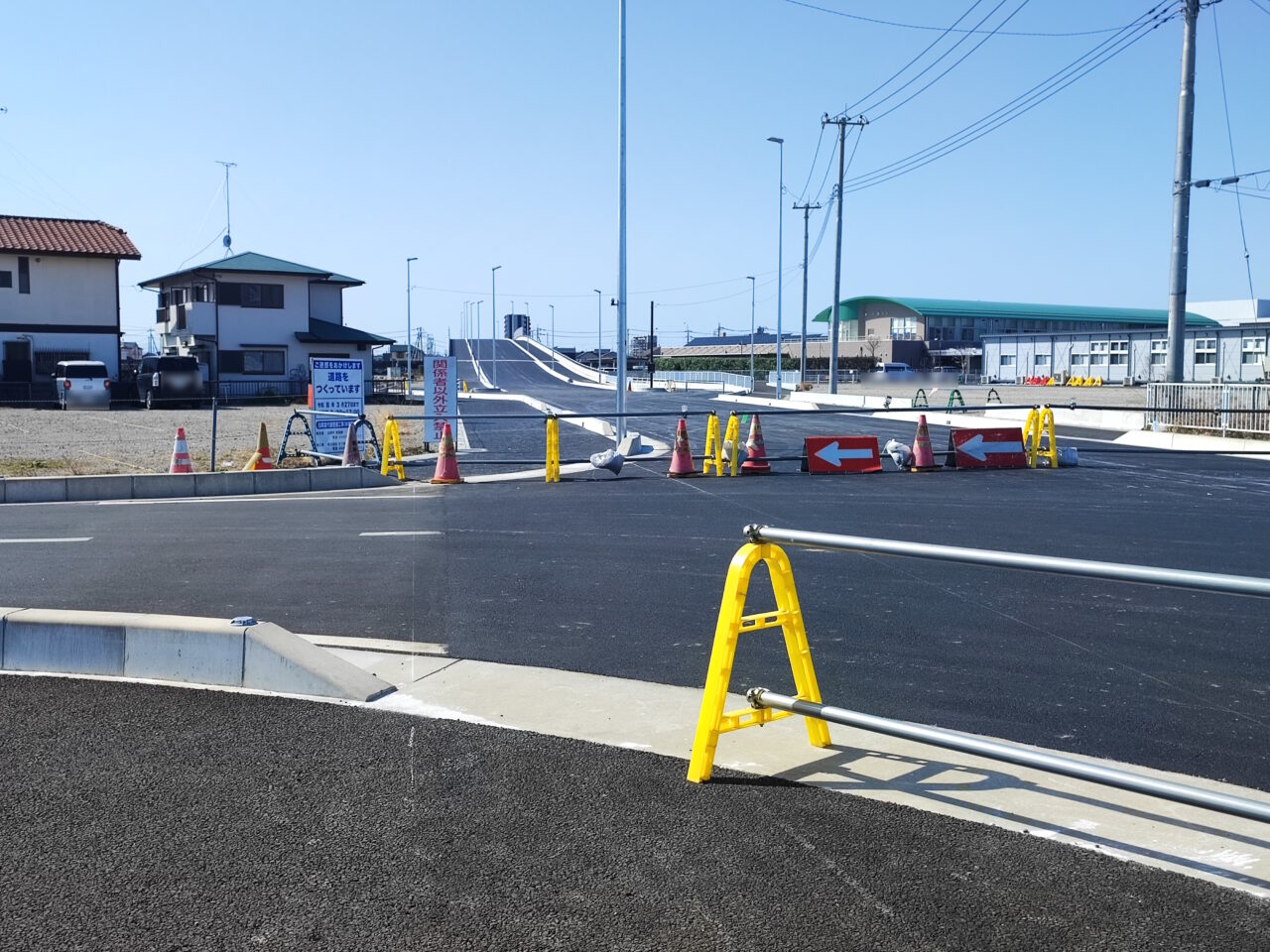 都市計画道路 白岡宮代線 開通式　白岡中央大橋開通記念　やたい村