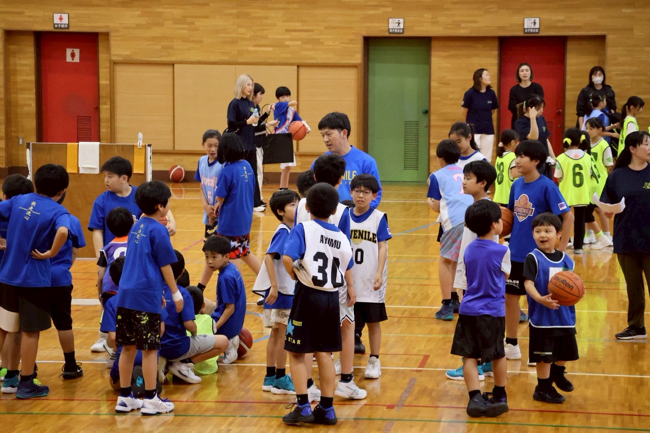 ジュベニール白岡　親子バスケ体験会