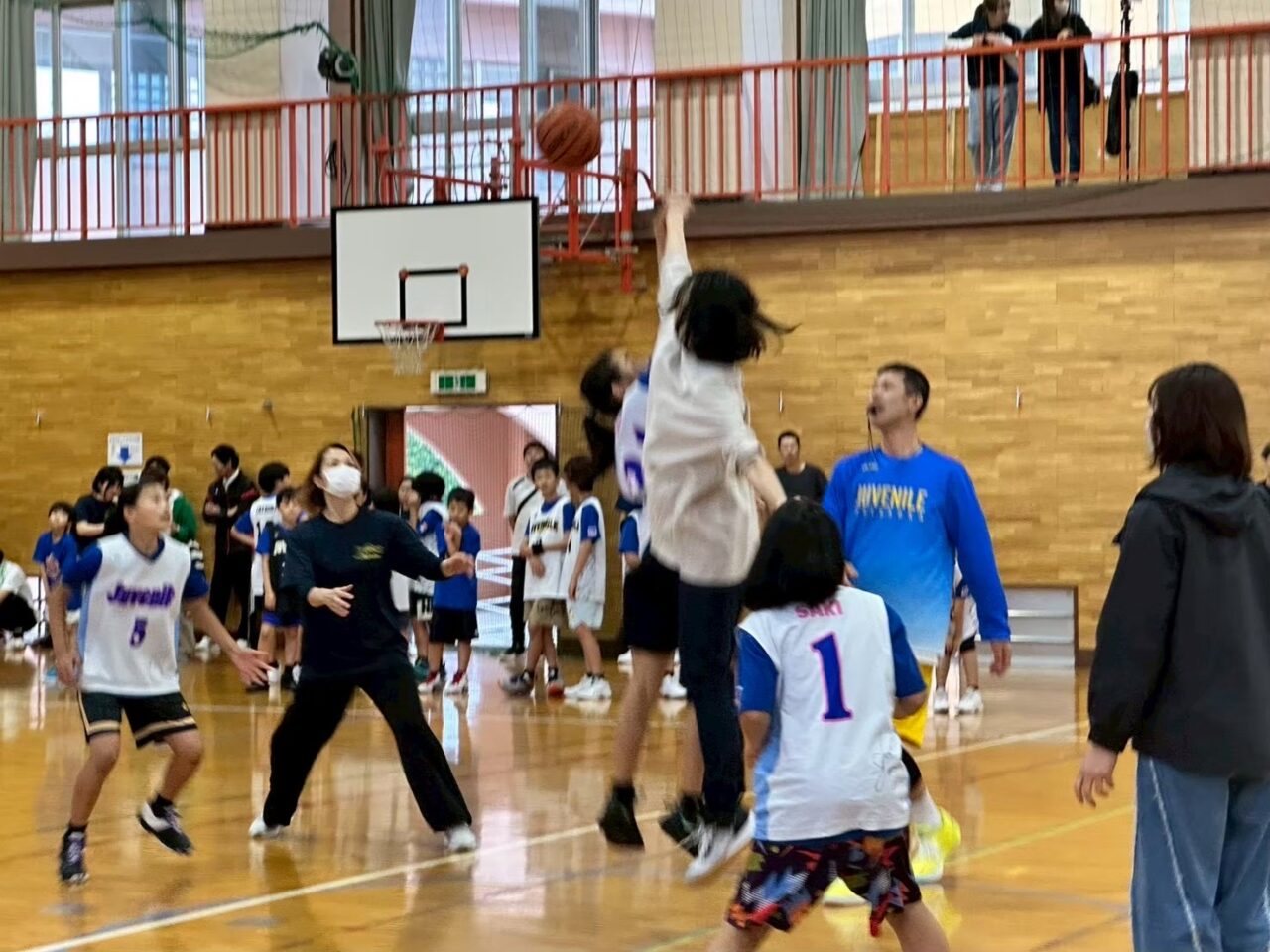 ジュベニール白岡　親子バスケ体験会