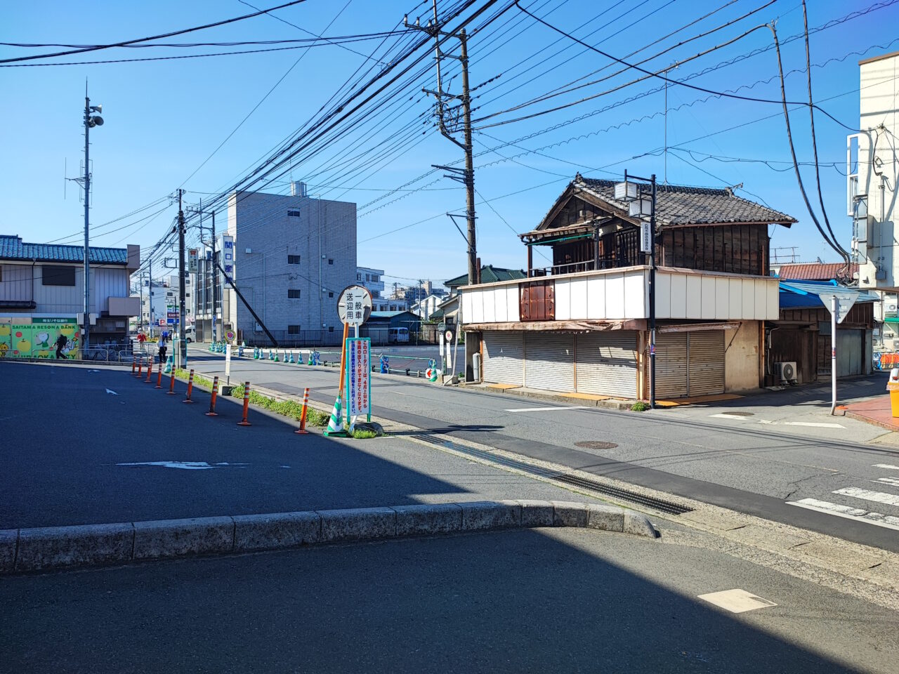「白岡駅西口ロータリー」車両進入禁止