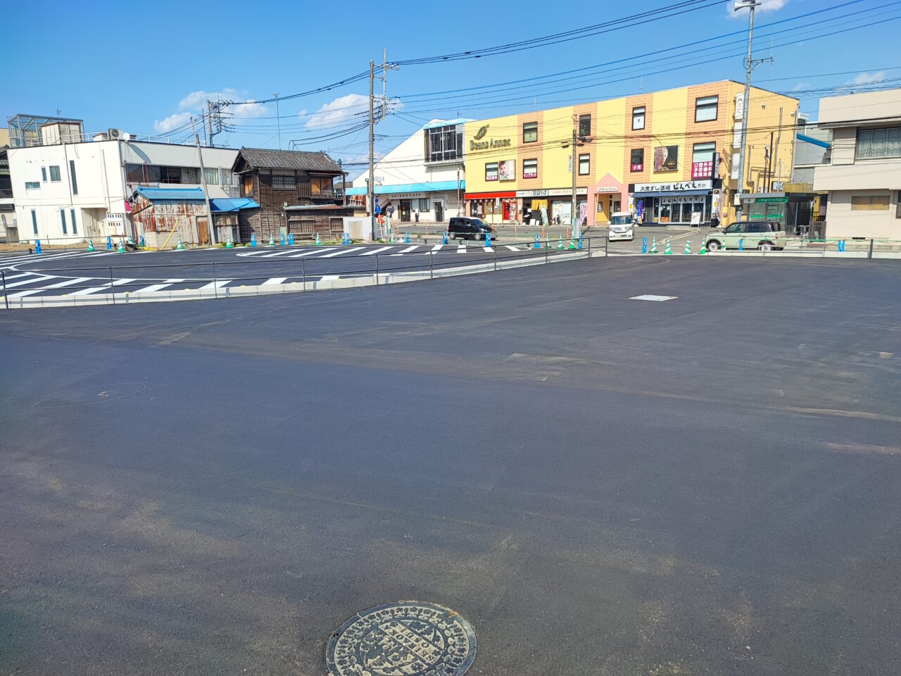 「白岡駅西口ロータリー」車両進入禁止