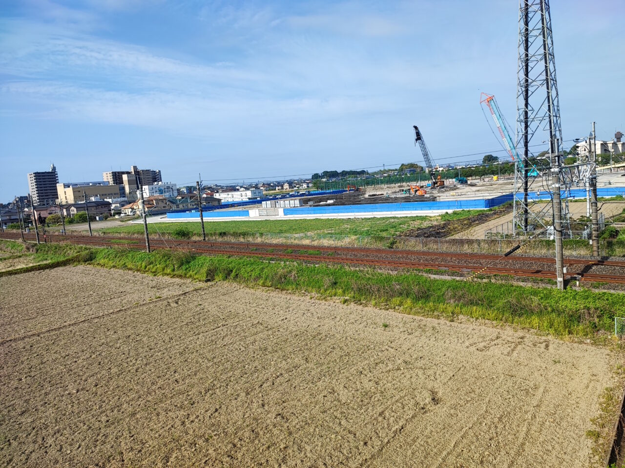 「白岡中央総合病院」 新病院建設現場の様子