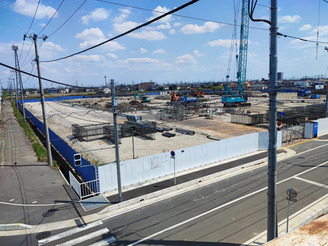 「白岡中央総合病院」
新病院建設現場の様子