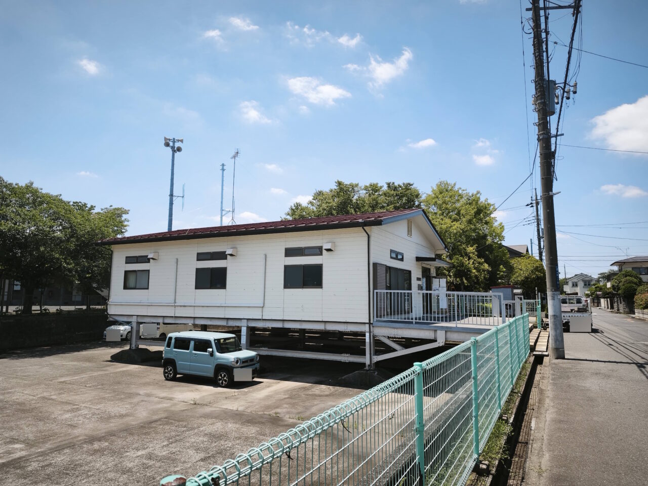 蓮田市 殖産自治館前「殖産夏祭り」