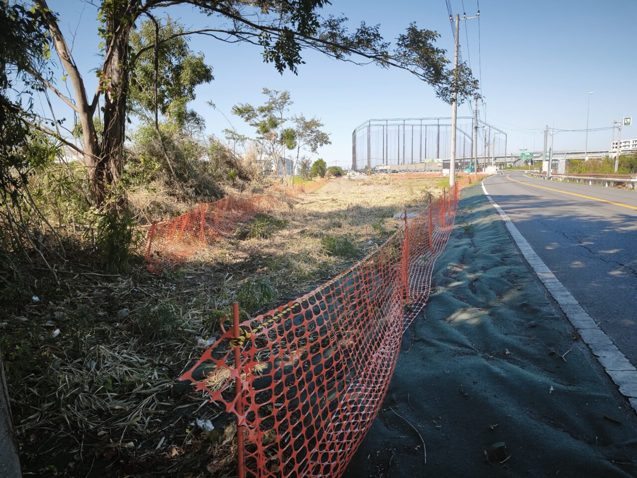 倉庫の建設工事
